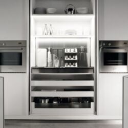 Hollywood modern cabinets