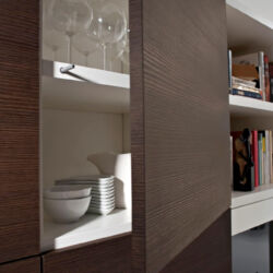 brown home library