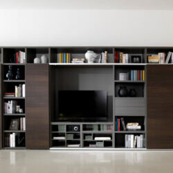 Libreria grigio 3