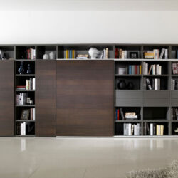 Libreria grigio 4