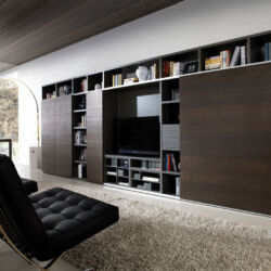 Libreria grigio 6