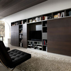 Libreria grigio 5