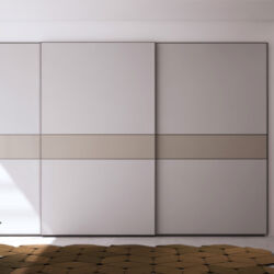Wardrobe sliding doors frame