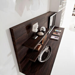 White wall unit